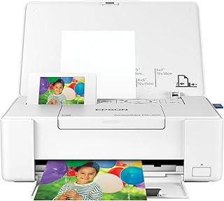 Epson PictureMate PM-400 Wireless Compact Photo Printer | Compact wireless photo printing; borderless 4 x 6 and 5 x 7 in., mobile support; ideal for home and travel