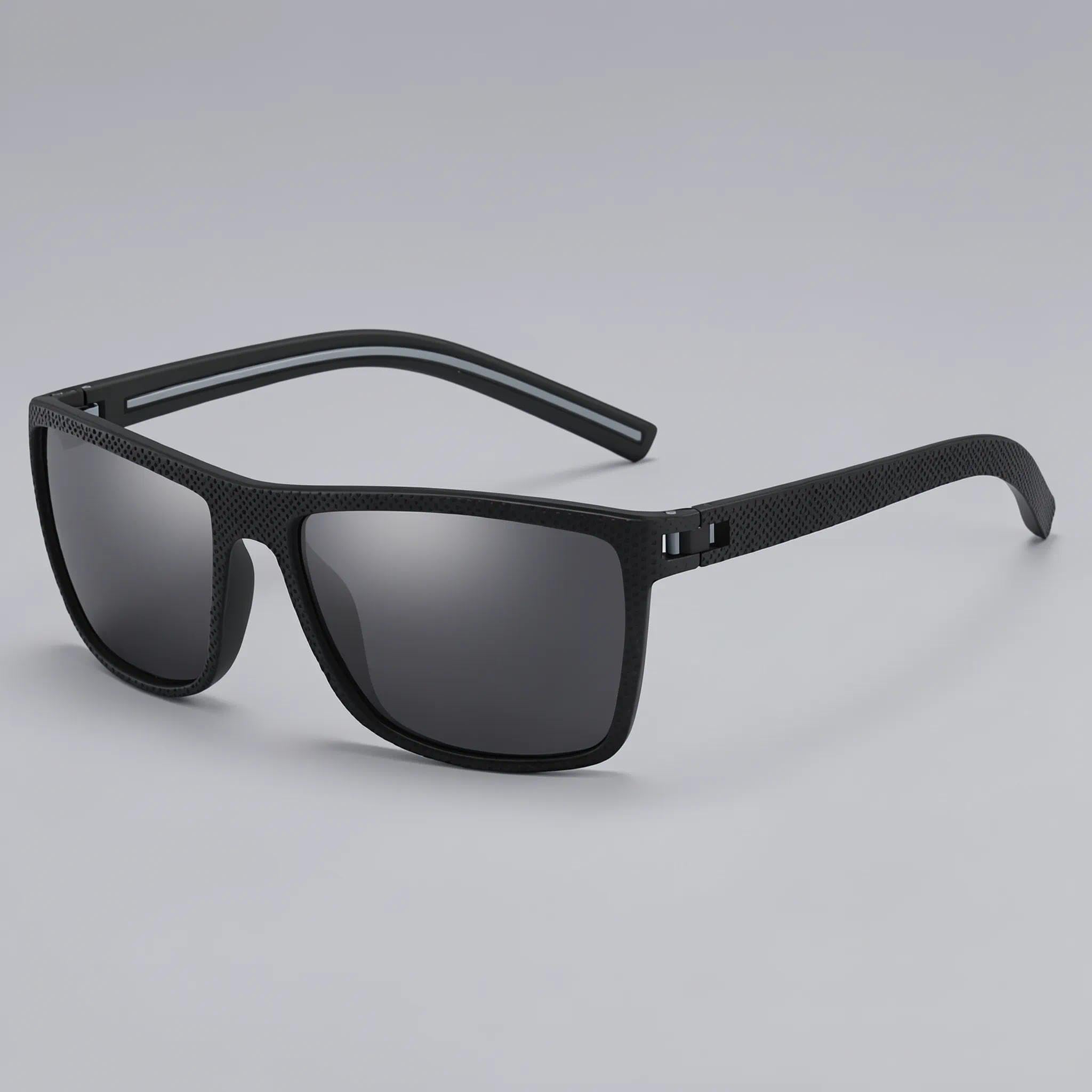 Polarized Sunglasses for Men UV400 Protection Lightweight TR90 Frame Square Sung