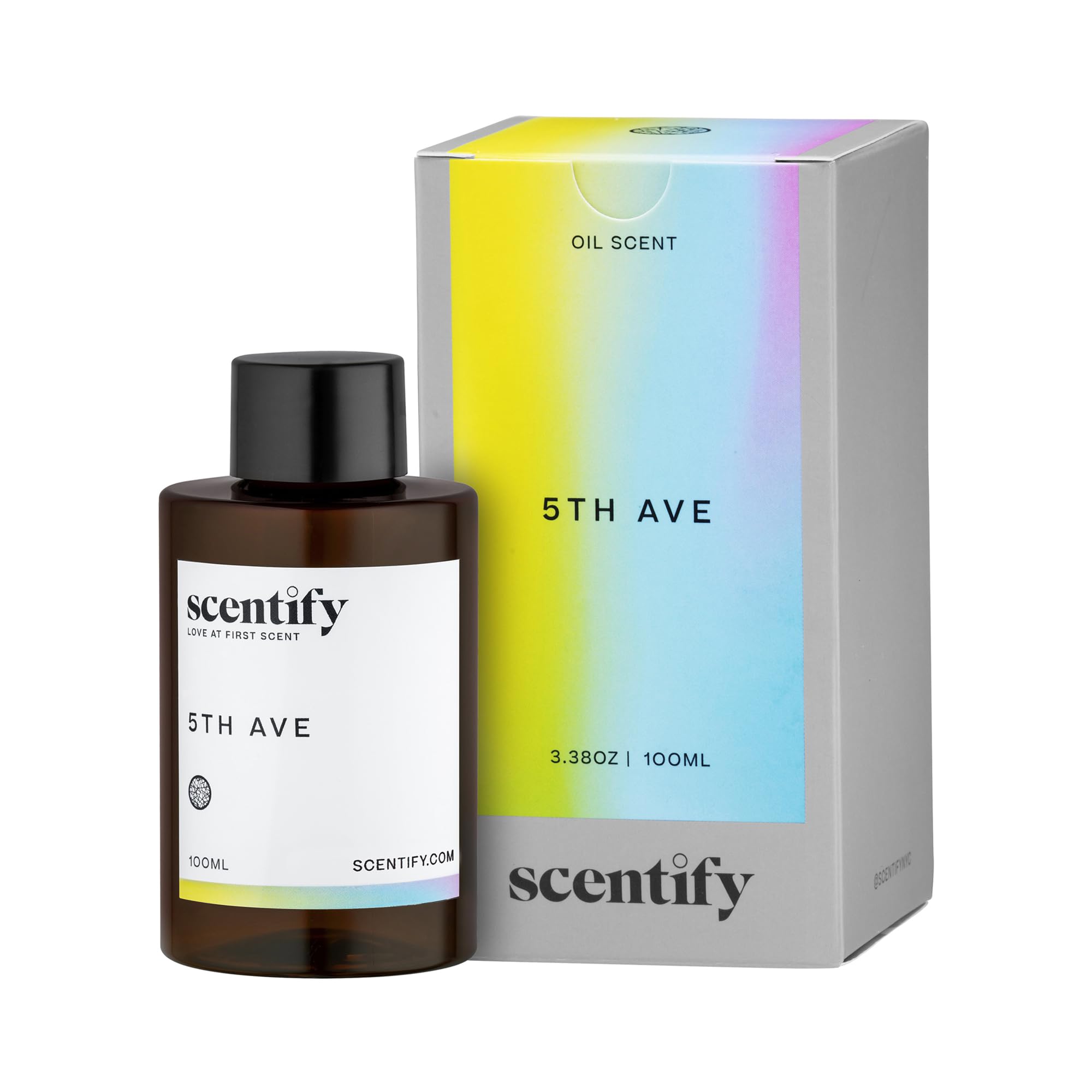 Scentify 5th Ave Aroma Oil Refill Scent for Oil Diffusers - Bergamot, Floral, Ga