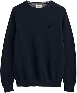 GANT Men's Cotton Pique A C Sweater (Pack of 1)
