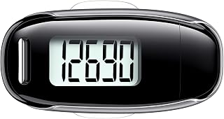3D Pedometer for Walking, Step Counter with Backlight & USB Charge | Accurate Step Tracker with Removable Clip and Lanyard, One-Button Operation, Easy to Use for Seniors, Men, Women