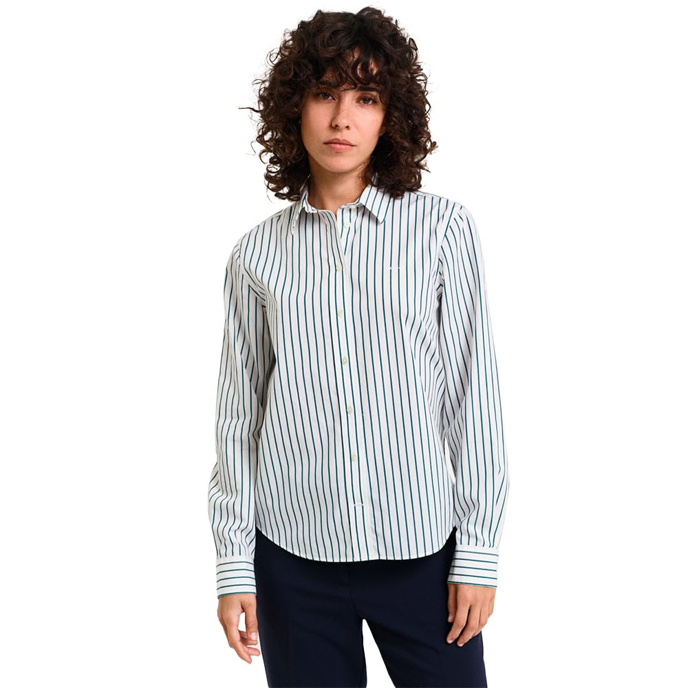 GANT Women's Striped Poplin Blouse