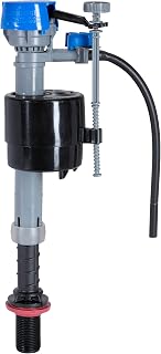 Fluidmaster 400H Universal Toilet Fill Valve, High Performance, 1-Pack | Quiet operation, Adjustable tank and bowl water levels, EZ-Twist 9–14 in. height, Fits most toilet brands