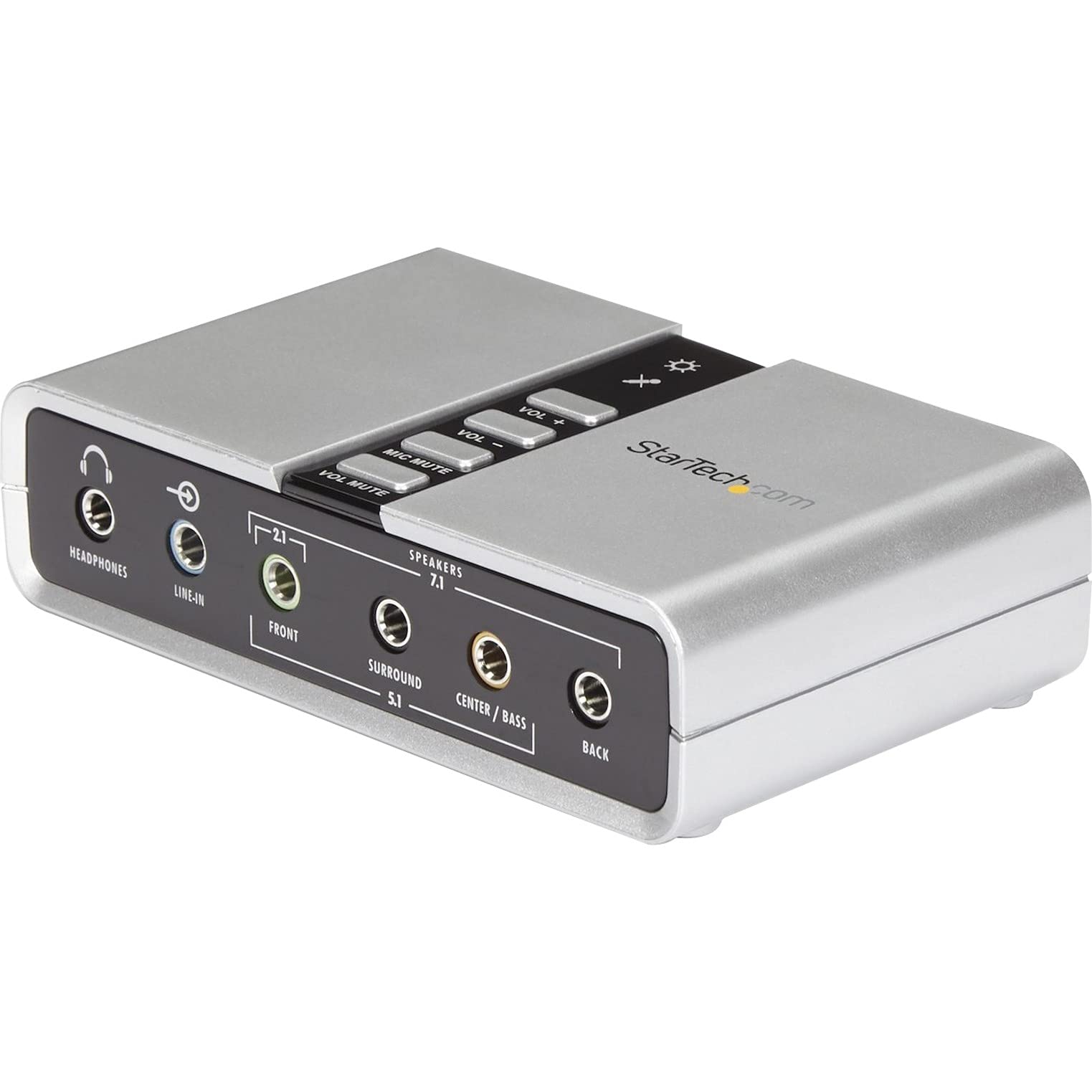 StarTech 7.1 USB Audio Adapter, External Sound Card (ICUSBAUDIO7D) | External so