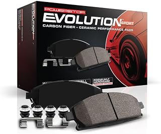 PowerStop Z23 Performance Carbon Fiber Ceramic Brake Pads Rear Z23-606 | Toyota 4Runner, Toyota Sequoia, Land Cruiser Carbon Fiber Ceramic Brake Pads + Installation Hardware