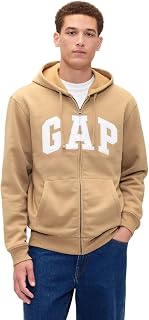 GAP Men's Heritage Logo Full Zip Hoodie Hooded Sweatshirt