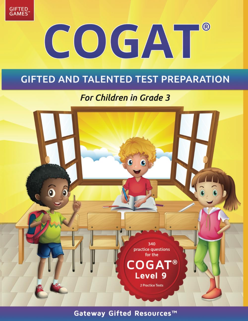 COGAT Test Prep Grade 3 Level 9: Gifted and Talented Test Preparation Book - Pra