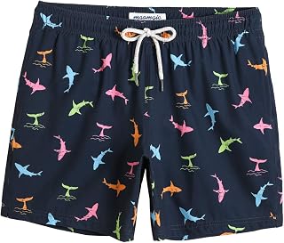 MaaMgic Men's Swimming Shorts Four Way Stretch 4 Way Stretch Short Sports Shorts Quick Dry