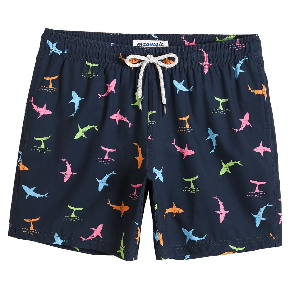 MaaMgic Men's Swimming Shorts Four Way Stretch 4 Way Stretch Short Sports Shorts