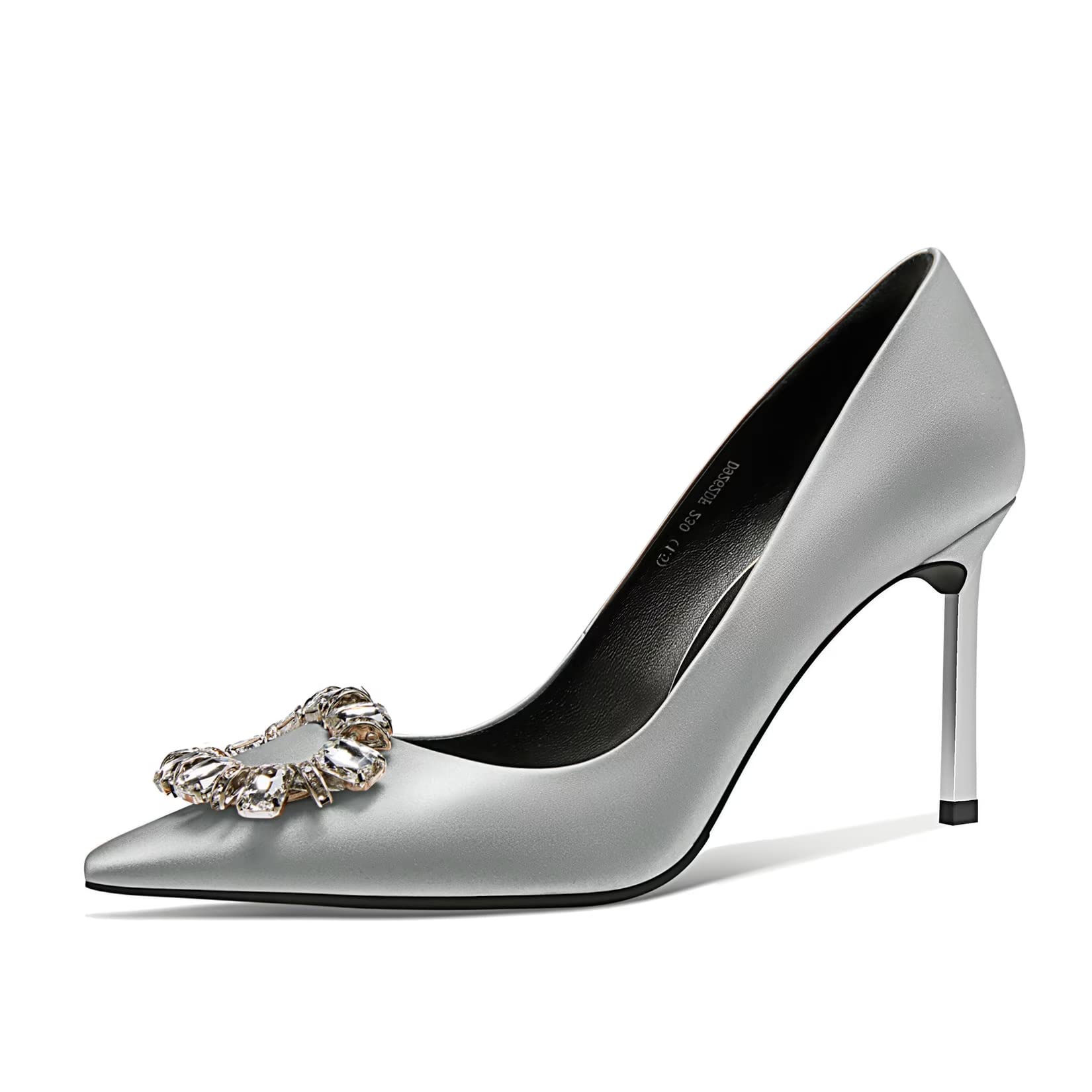 Castamere Women's High Heel Pointed Toe Stiletto High Heel Pumps Slip-on Diamond