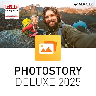 MAGIX Photostory deluxe 2025 - Memories in motion | Create slideshows | for Windows 10/11 PC | 1 PC full licence for 2 devices