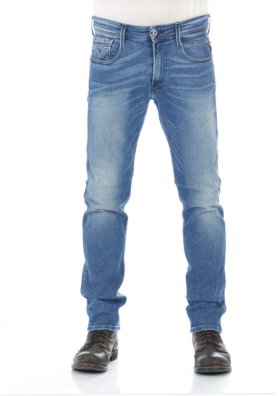 Replay Anbass Men's Power Stretch Slim Jeans