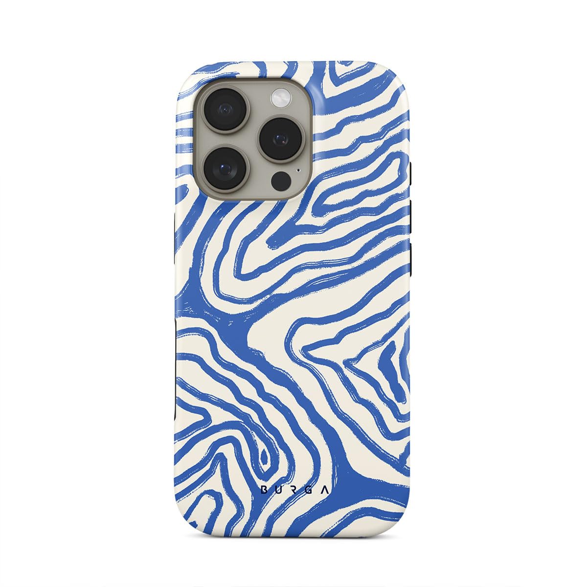 BURGA Unisex Phone Case for iPhone 16 Pro, Dual Layer Protective Case