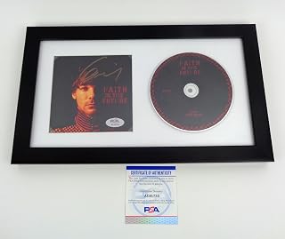 Faith In The Future CD Framed Signed Autographed Louis Tomlinson PSA COA B | By