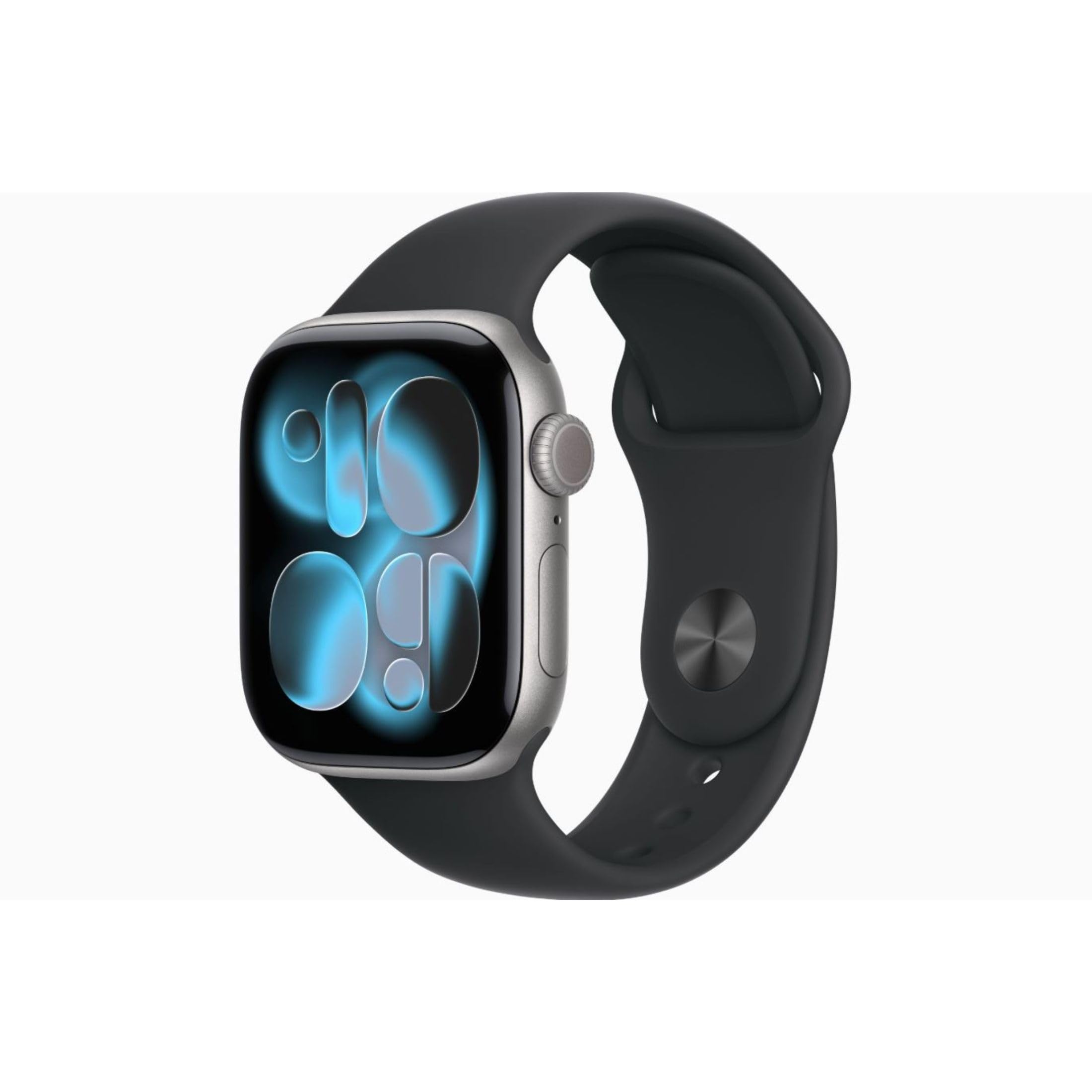Apple Watch Series 11 [GPS, 42mm] Space Gray Aluminum Case with Black Sport Band