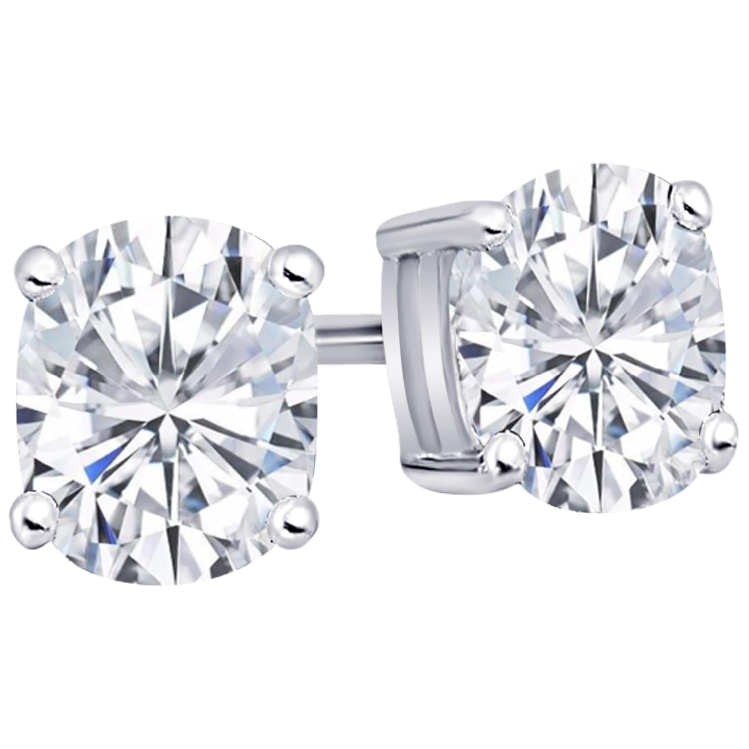 1-12 Carat Lab Grown Diamond Stud Earrings