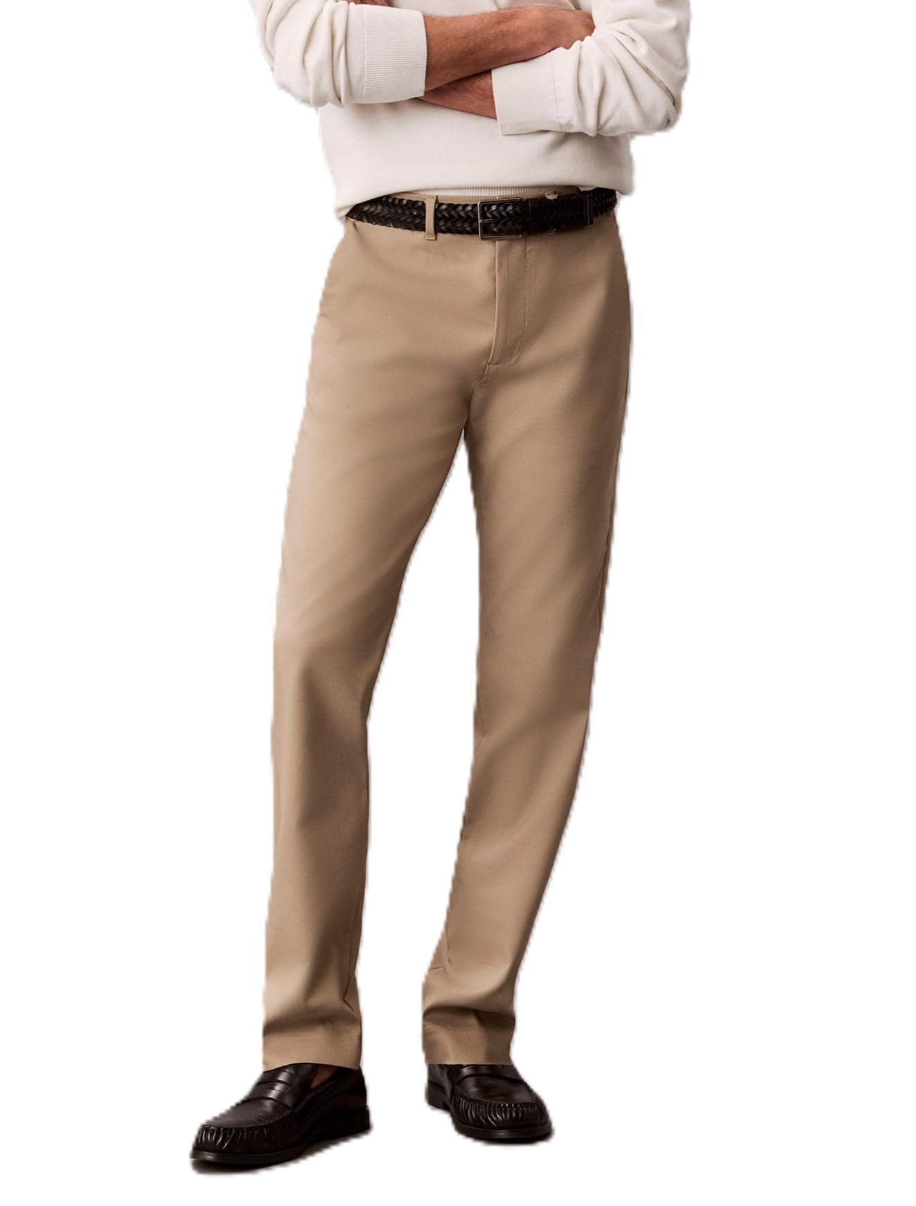 Calvin Klein Men's Modern Stretch Wrinkle Resistant Slim Fit Chino Pant