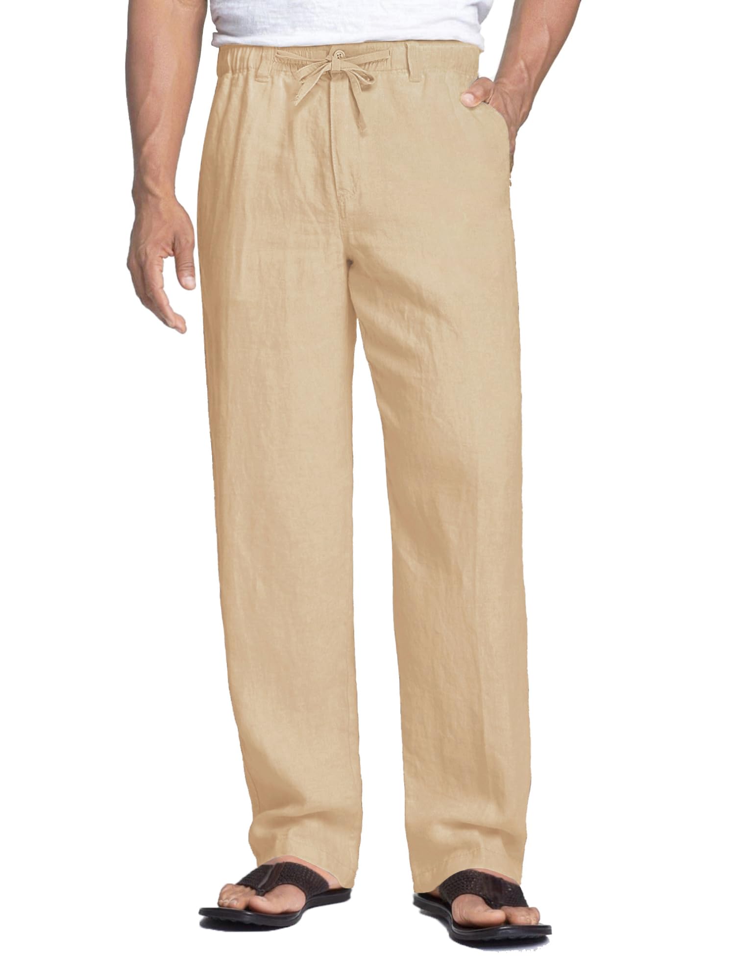 Coofandy Pantalones Rectos Casuales para Hombre