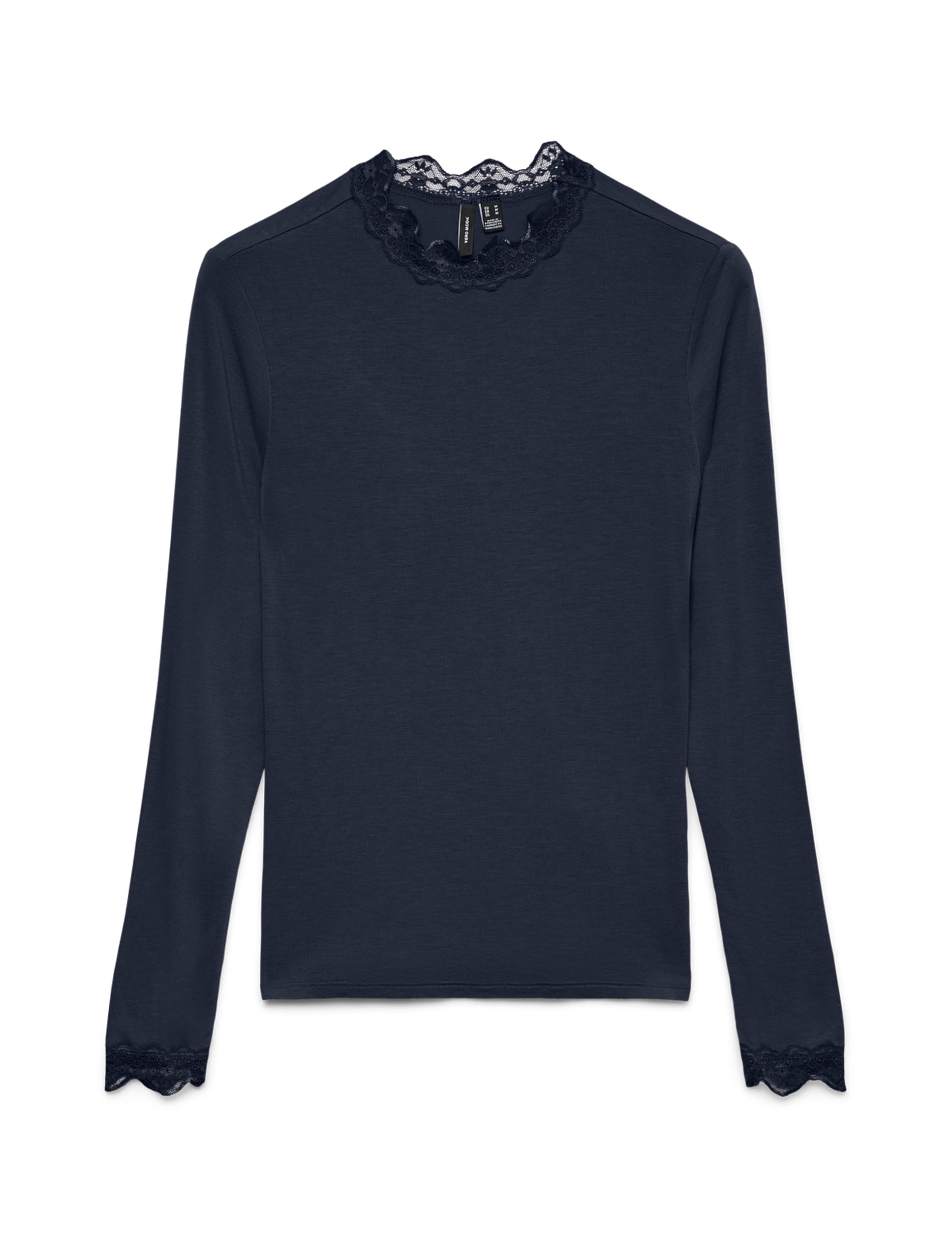 VERO MODA Vmrosa LS Highneck Top Ga Jrs Noos Long Sleeve T-Shirt for Women