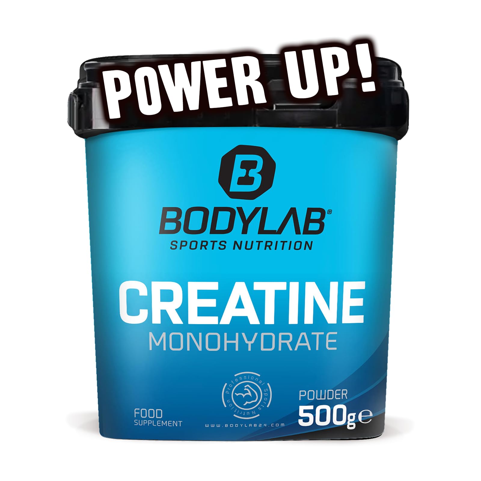 Bodylab24 Creatine Powder, 100% Monohydrate Powder, Highest Purity For Muscle Gr