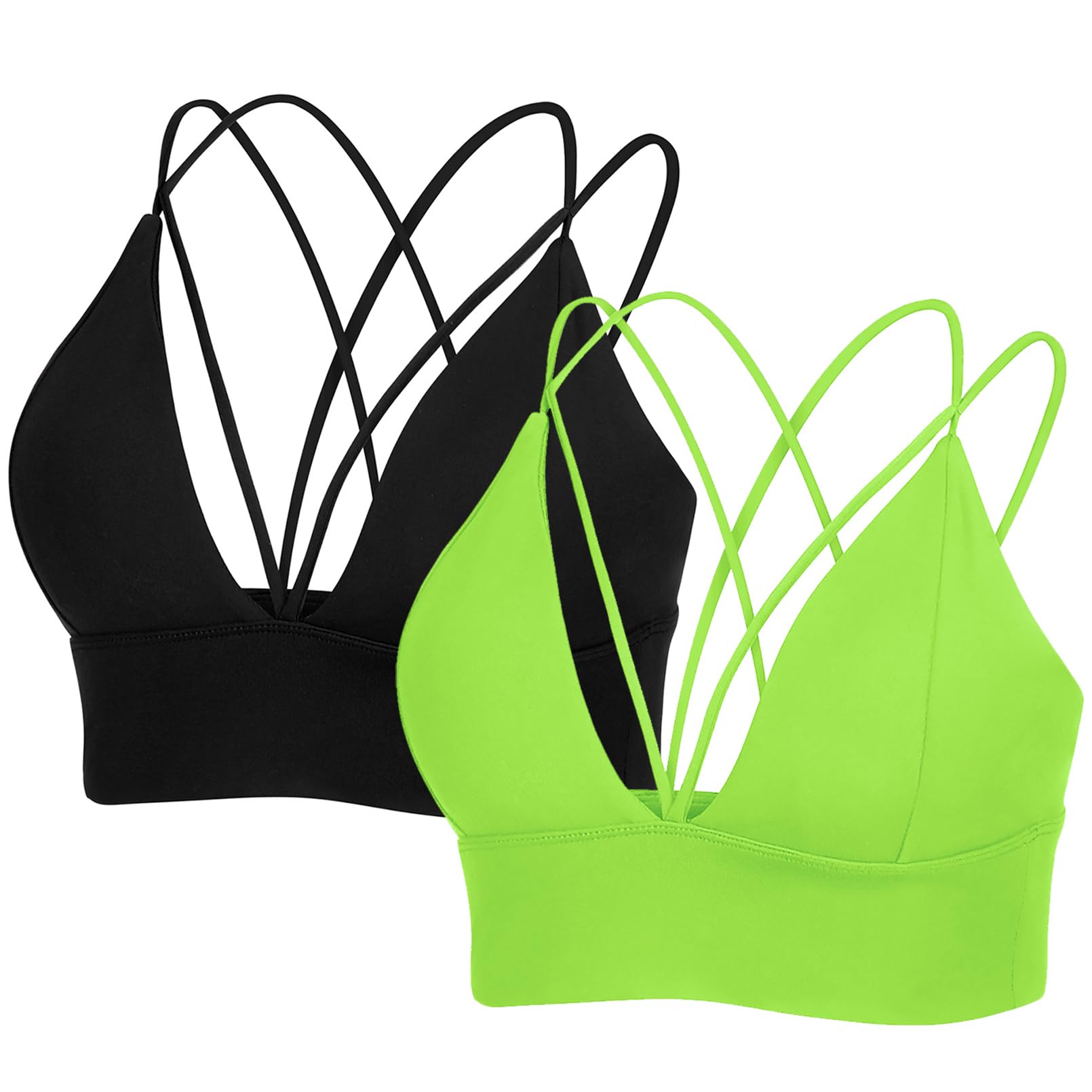 MotoRun Bralettes for Women, Strappy Sports Bra Push up Bralette Sexy Bras Rave 