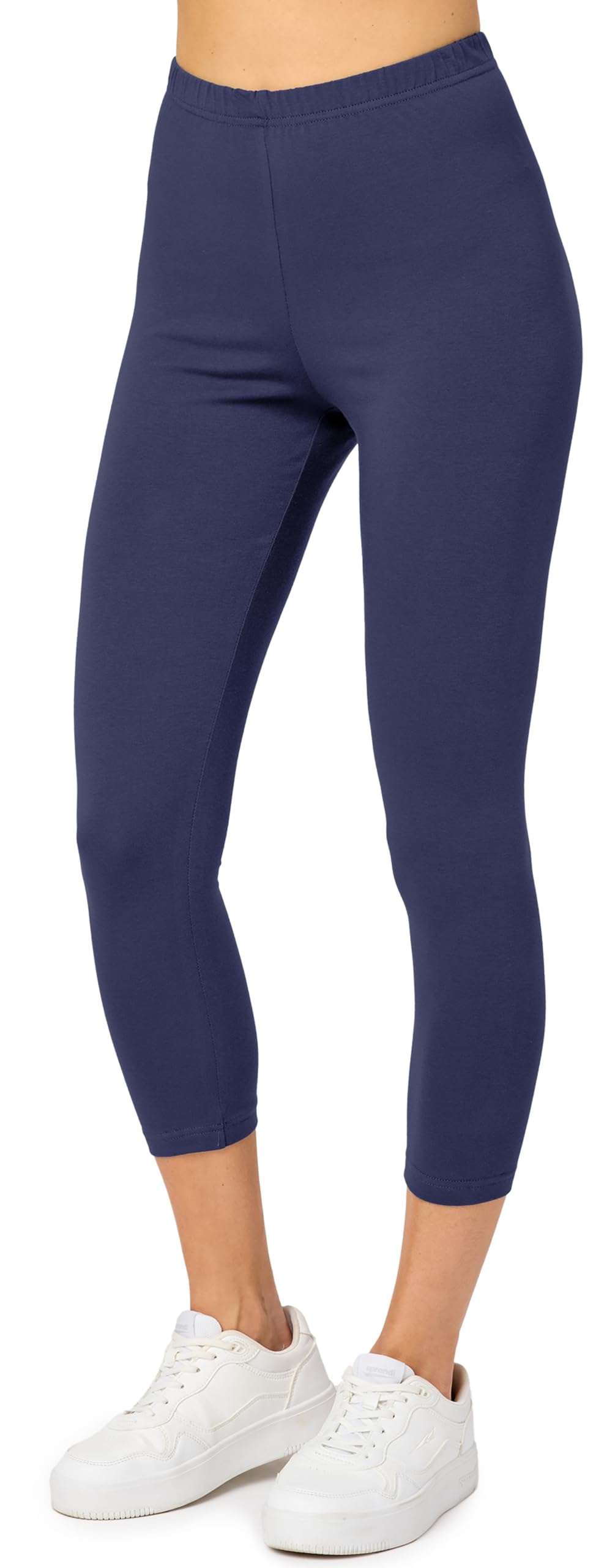 Merry Style MS10-199 Women’s Cotton 3/4 Leggings, Capri Leggings, Capri Sports L