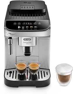 De'Longhi Magnifica ECAM292.33.SB, Automatic Coffee Machine, Freshly Ground Beans, 4 One Touch Drinks, Classic Milk Frother, Programmable Shutdown, Silver