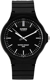 Casio MW240 Series | Men’s Quartz Watch | 50M WR | Large Resin Case | Resin Glass | Resin Band | Large Arabic Numerals | Analog Watch | Easy to Read Display | 3 Year Battery