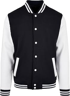 Build Your Brand BB004-Basic College Jacket Men's Jacket