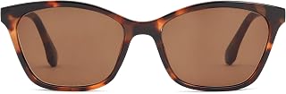 OPULIZE KAT Reading Sunglasses for Women Men, Cat-Eye Frame with Spring Hinges and Tinted UV400 Protection Lens, Brown Tortoiseshell+3.00 (Pack of 1)