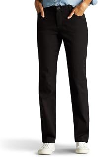 Lee Womens Classic Fit Monroe Straight-Leg Jean