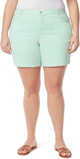 Gloria Vanderbilt Amanda HR Basic Short Pantaloncini Donna