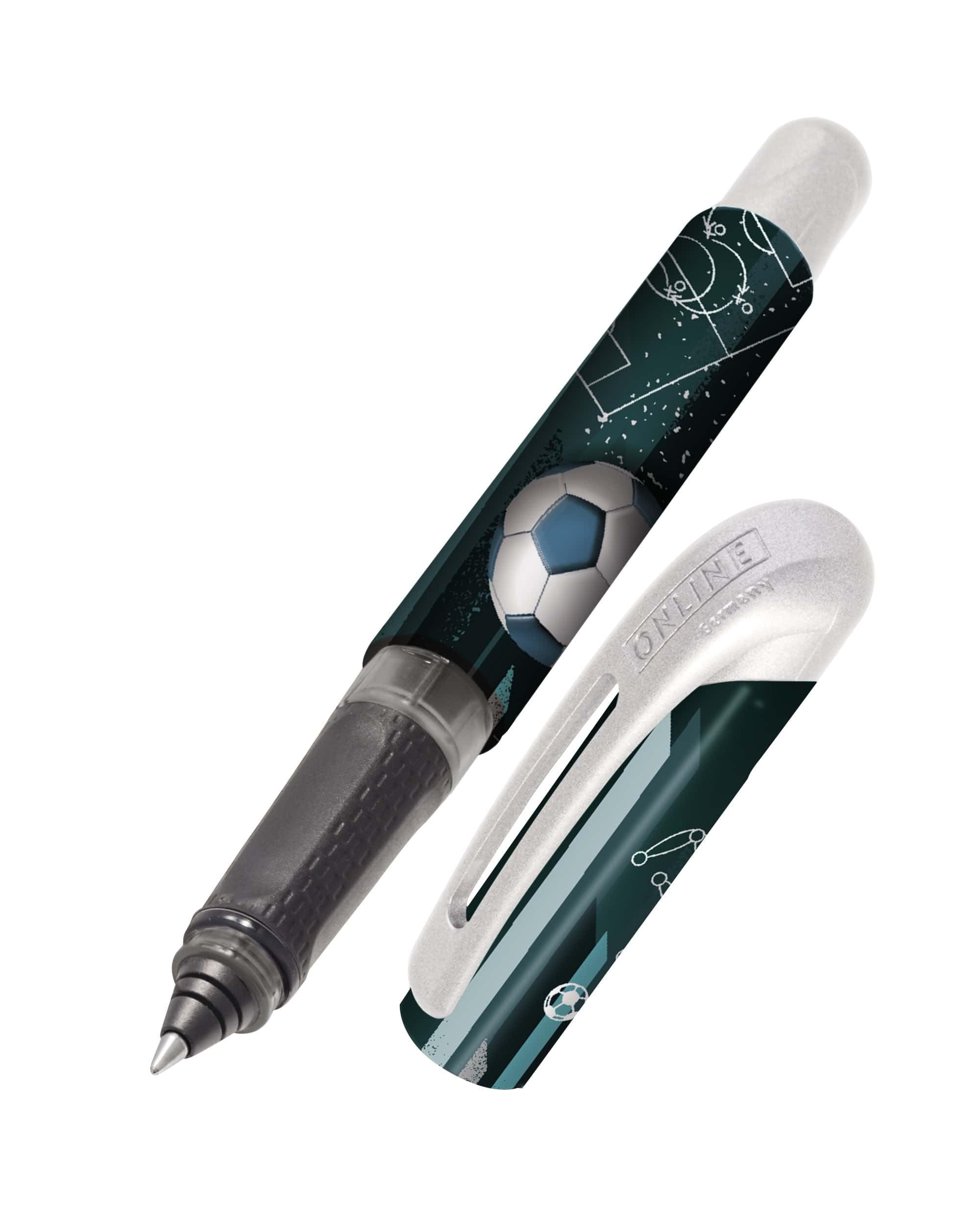 Online Ergonomic Football Rollerball Pen - School and High School - Soft Grip fo