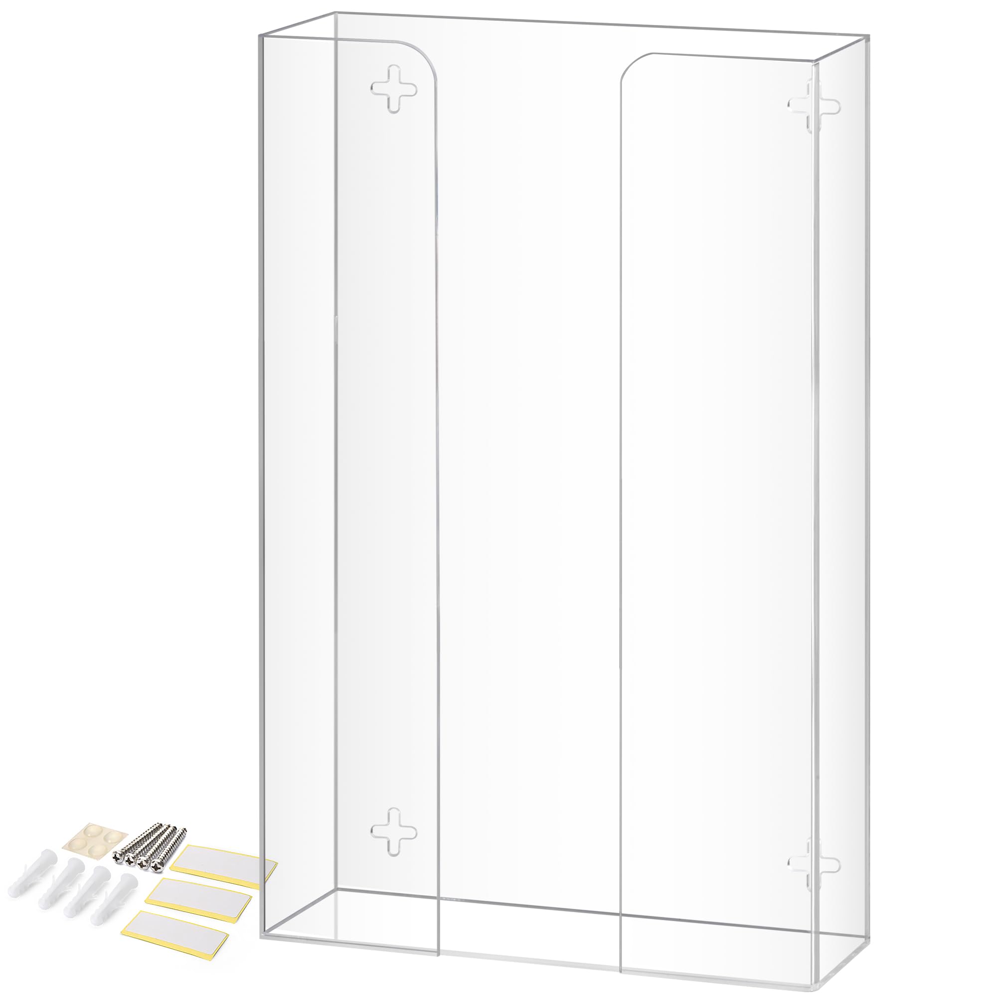 Storage Standard Triple Glove Box Holder Dispenser - Kitchen, Medical, & Latex G