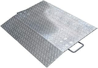 DMC-FPPS Aluminum Economizer Dock Plate, 3600lbs Capacity, 24" L x 36" W x 9.5" H, 3" Height Difference, 3/8" Plate Thickness