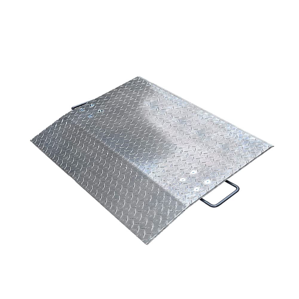 DMC-FPPS Aluminum Economizer Dock Plate, 3600lbs Capacity, 24" L x 36" W x 9.5" 