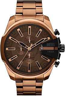Diesel Mega Chief Slim Men's 48MM Brown Stainless Steel Watch, DZ4697