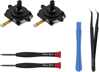 Mcbazel Replacement Analog Thumb Stick for Oculus Quest 2/3/3S, Replacement Controller 3D Analog Joysticks Thumb Stick, Joystick Replacement Kit for Oculus Quest 3S/3/2 Controller Thumbstick Parts