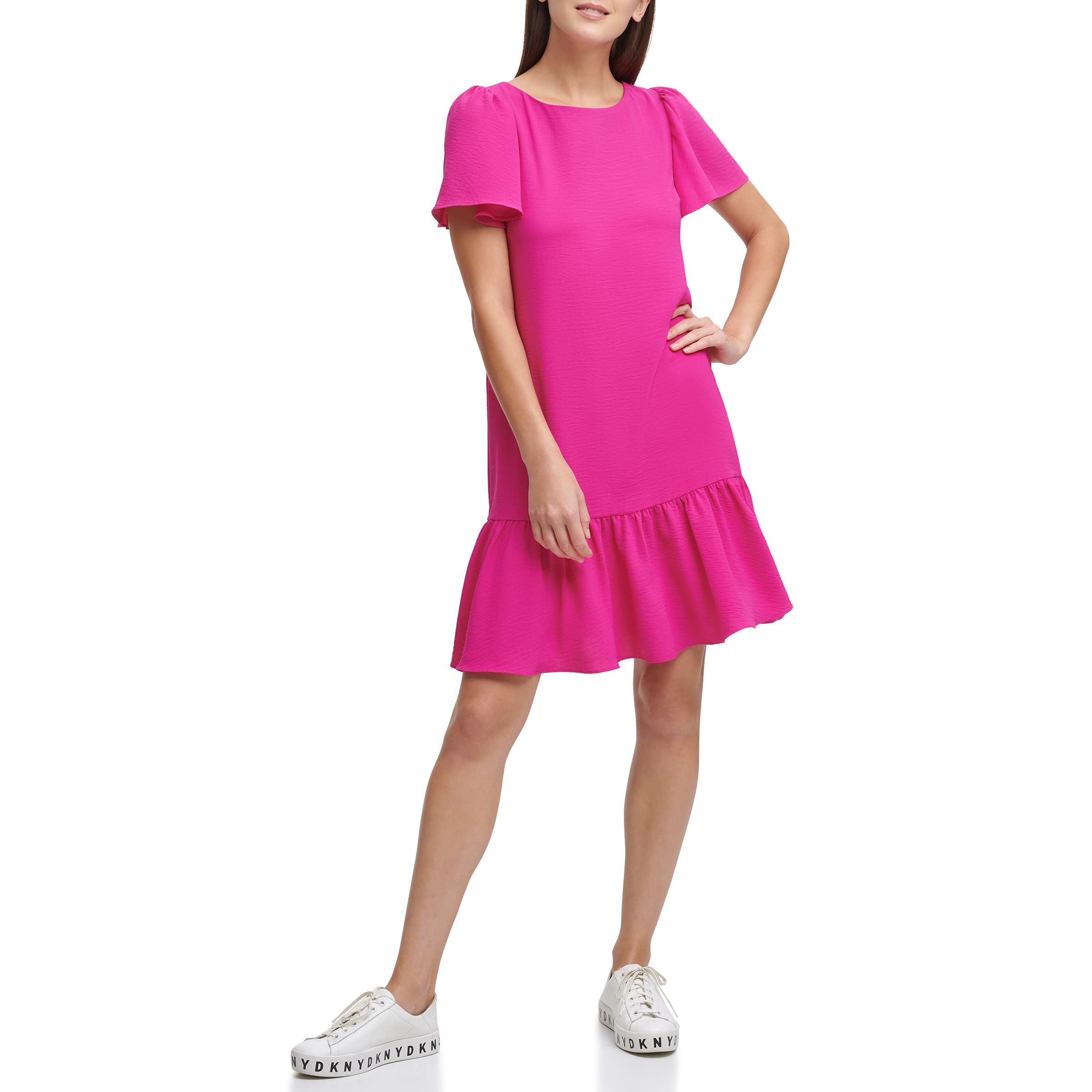 DKNY Fit and Flare Trapeze Women's Cocktail Dress