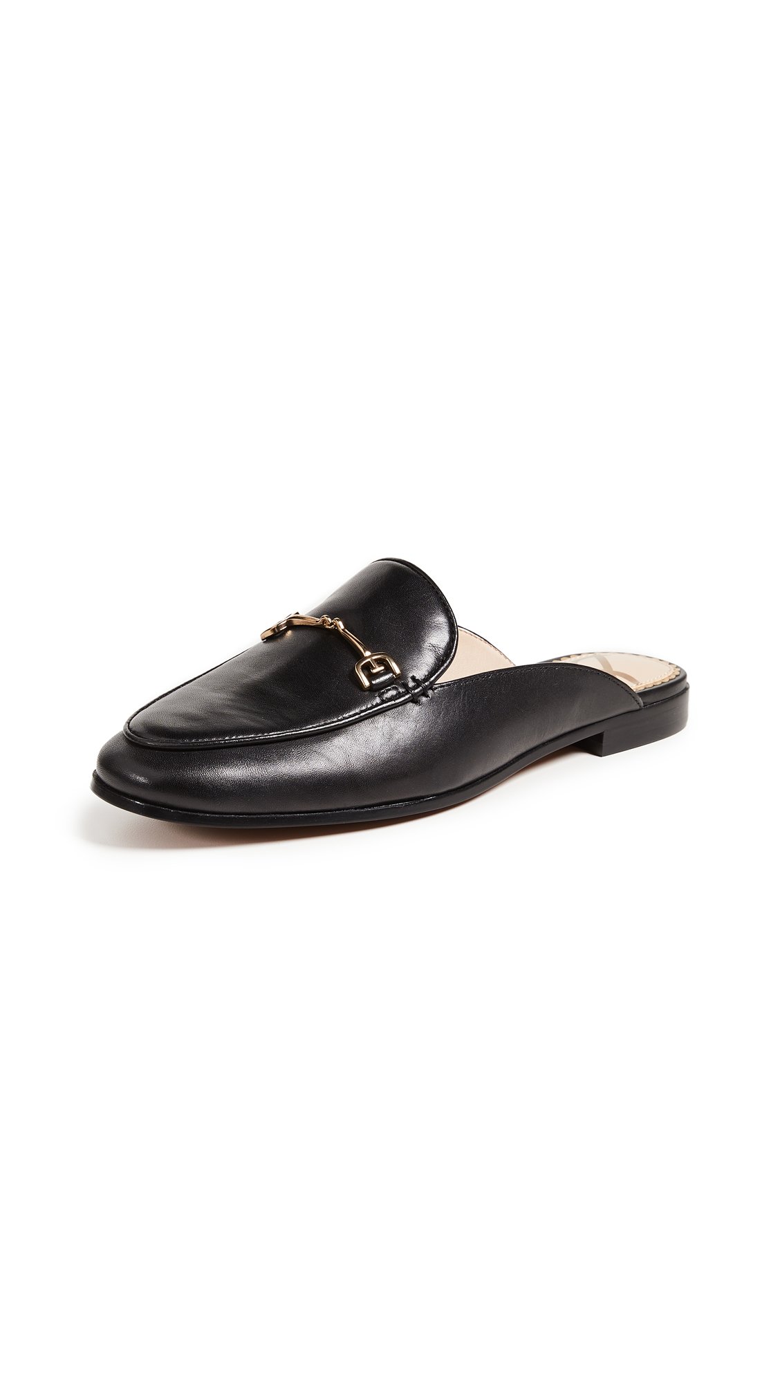 Sam Edelman Mocassini da Donna Linnie Flat Mule, Pelle Nera, 41.5 EU