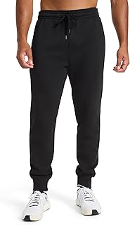 Reebok Mens Motion Core Fleece Motion Jogger, Standard Fit, 30” Inseam, Midweight Cotton-Poly Fleece Blend FabricSweatpants