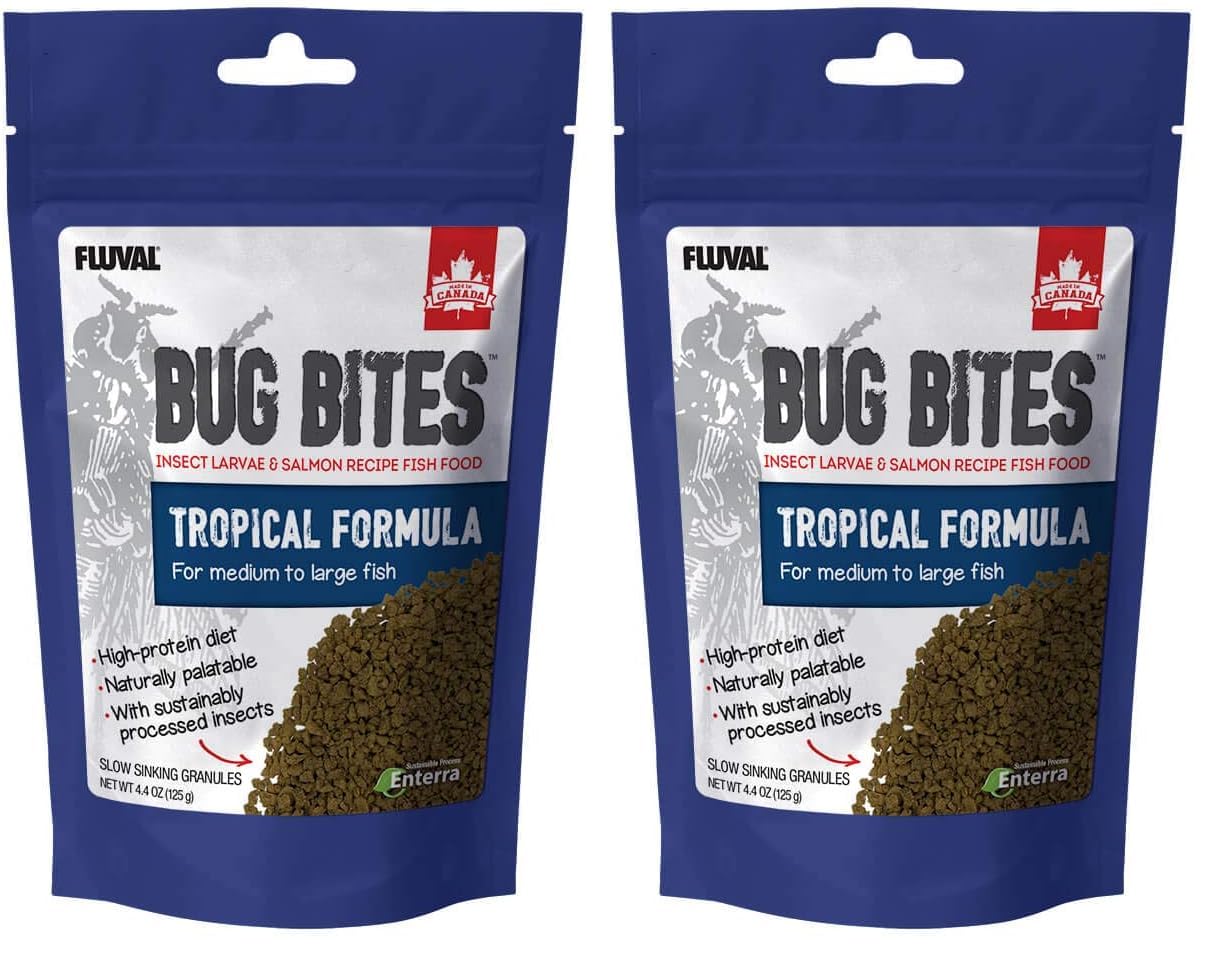 Nutrafin Bug Bites Tropical Formula – Medium to Large Fish - 1.4-2.0 mm granules