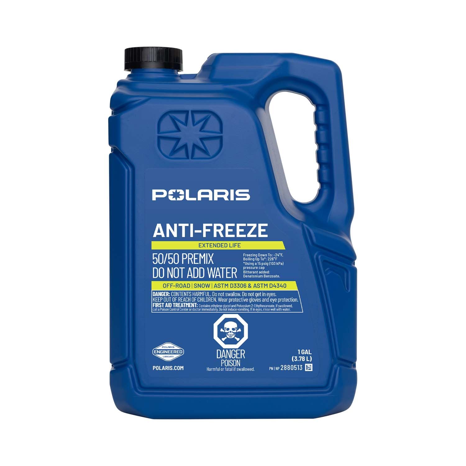 Polaris 50/50 Premix Extended Life Antifreeze, Snowmobiles and ORV Aluminum Cool