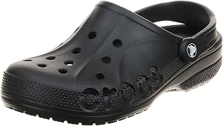 Crocs Unisex Adult Baya Clog Mules, Black, 43/44 EU