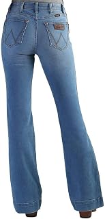 Wrangler Women's Retro Premium High Waist Trouser Jeans