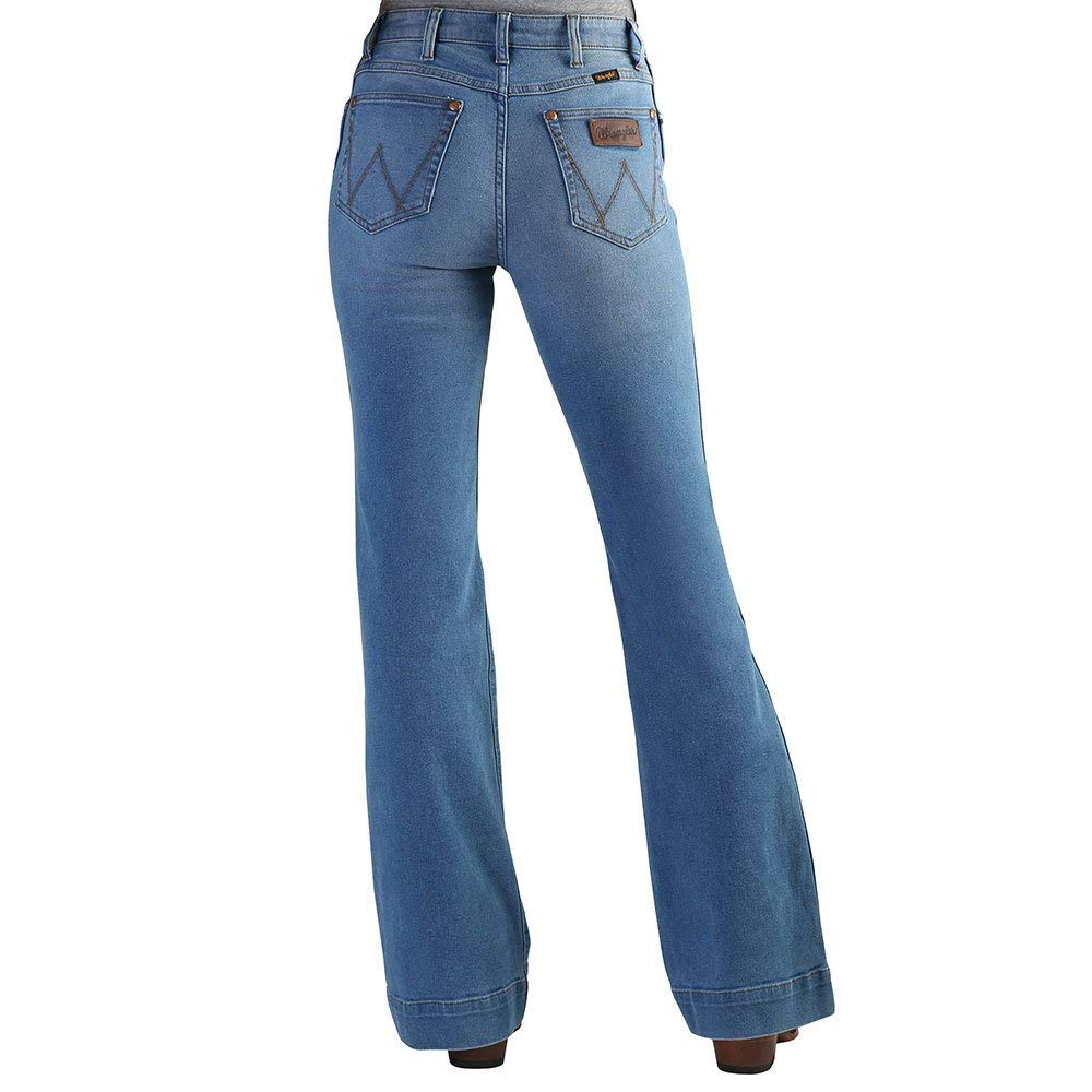 Wrangler Women's Retro Premium High Waist Trouser Jeans
