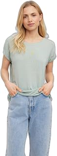 VERO MODA Vmava Plain Ss Top Gajrs Noos T-Shirt Women