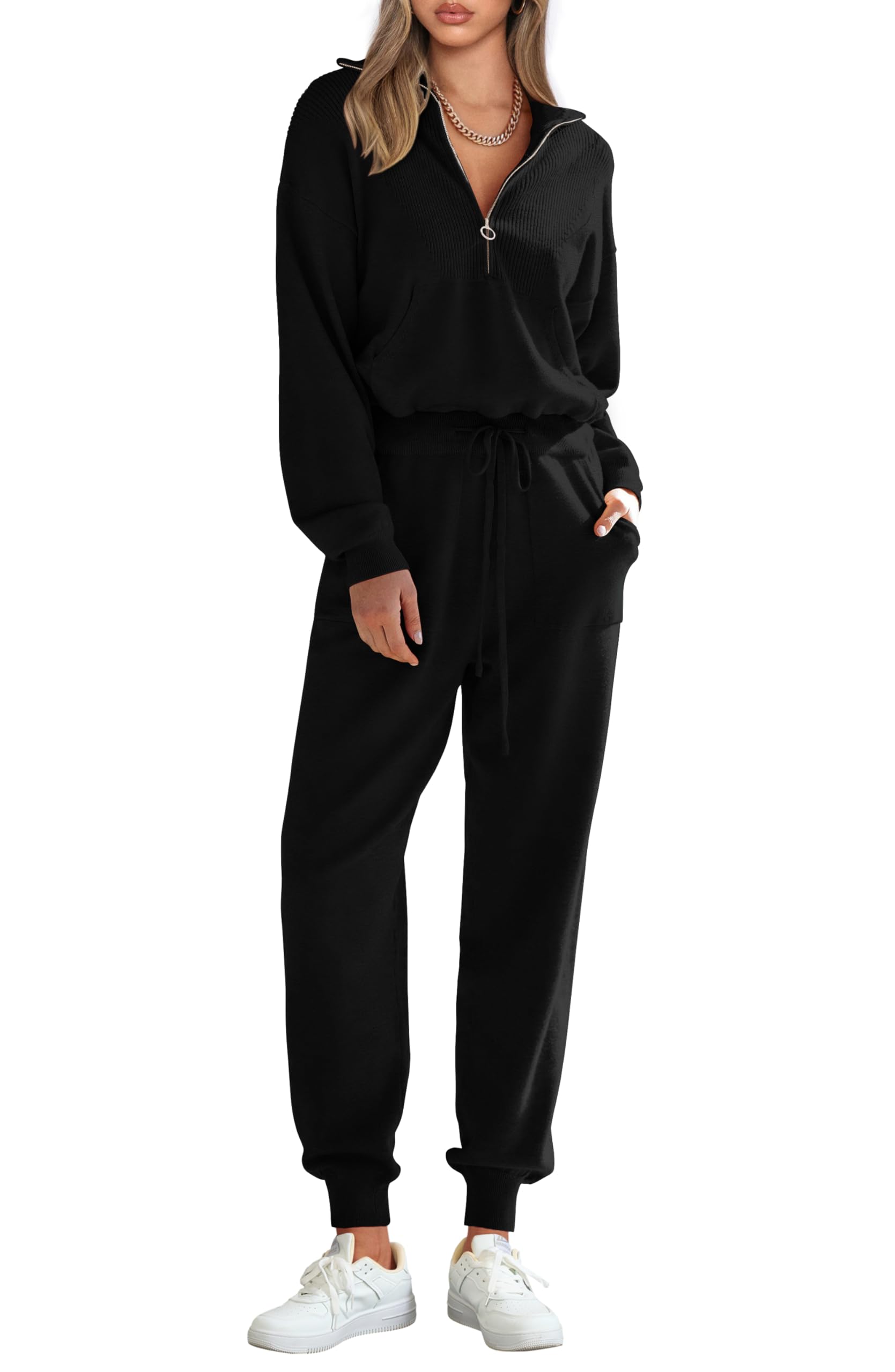 PRETTYGARDEN Women's 2 Piece Sweatsuits Set Fall Outfits | Cozy Knit, Long Sleev