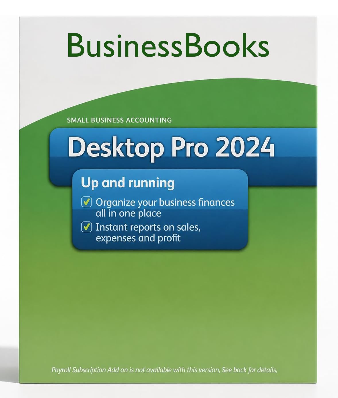 Quick Accounting Pro Books Desktop Pro 2024 Books Boxed - 3 User - Full Lifetime