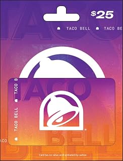 Taco Bell Physical Gift Card | $25